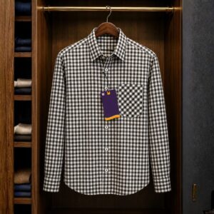 Black Gingham Shirt